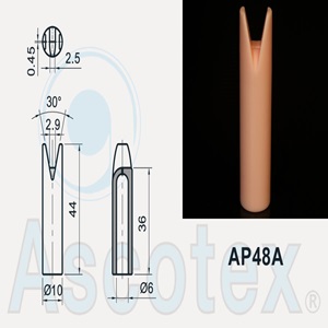 Sứ Ceramic dẫn sợi Ceramic Oiling Guide AP48